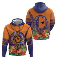 PNG New Ireland Province Hoodie Niu Ailan Necklace Polynesian Tattoo LT14 - Polynesian Pride