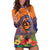 PNG New Ireland Province Hoodie Dress Niu Ailan Necklace Polynesian Tattoo - Polynesian Pride