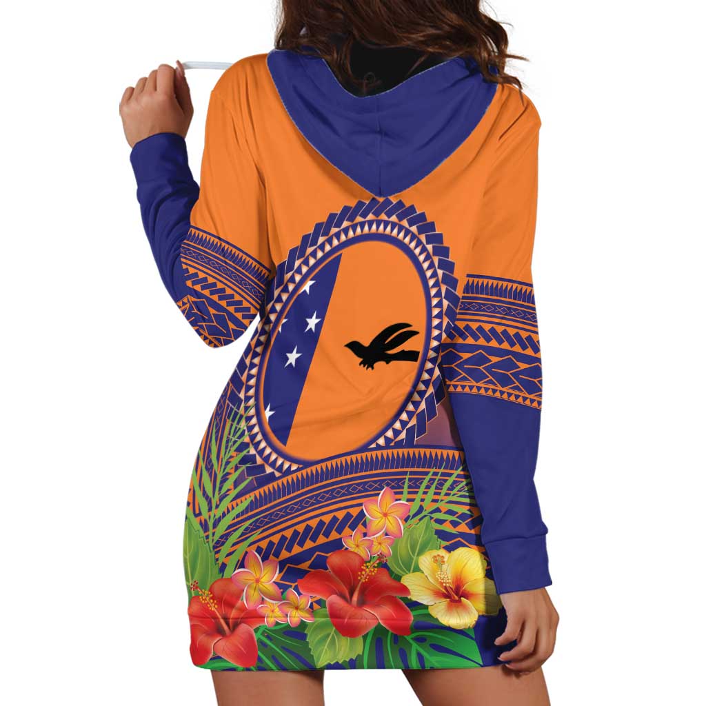 PNG New Ireland Province Hoodie Dress Niu Ailan Necklace Polynesian Tattoo LT14 - Polynesian Pride