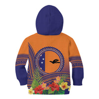PNG New Ireland Province Kid Hoodie Niu Ailan Necklace Polynesian Tattoo LT14 - Polynesian Pride