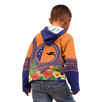 PNG New Ireland Province Kid Hoodie Niu Ailan Necklace Polynesian Tattoo LT14 - Polynesian Pride
