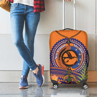 PNG New Ireland Province Luggage Cover Niu Ailan Necklace Polynesian Tattoo LT14 - Polynesian Pride