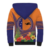 PNG New Ireland Province Sherpa Hoodie Niu Ailan Necklace Polynesian Tattoo LT14 - Polynesian Pride