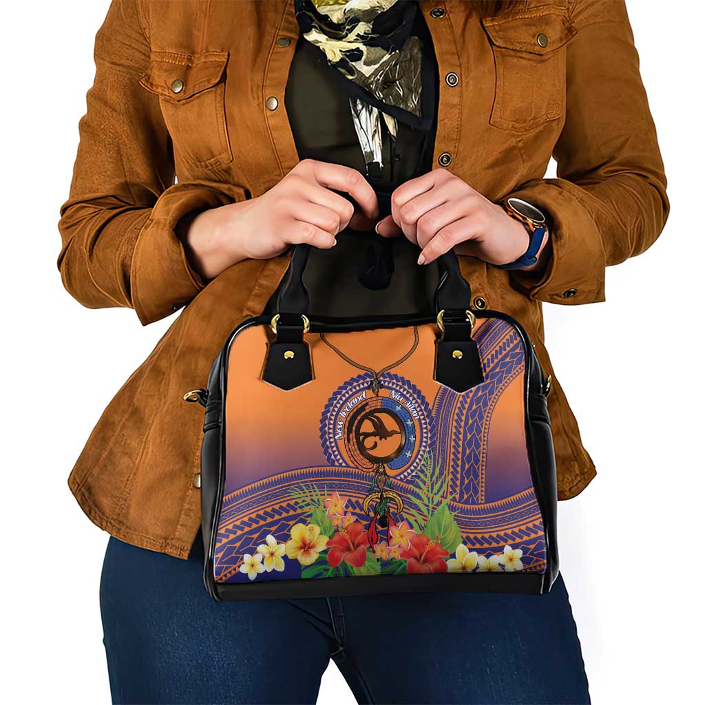 PNG New Ireland Province Shoulder Handbag Niu Ailan Necklace Polynesian Tattoo - Polynesian Pride