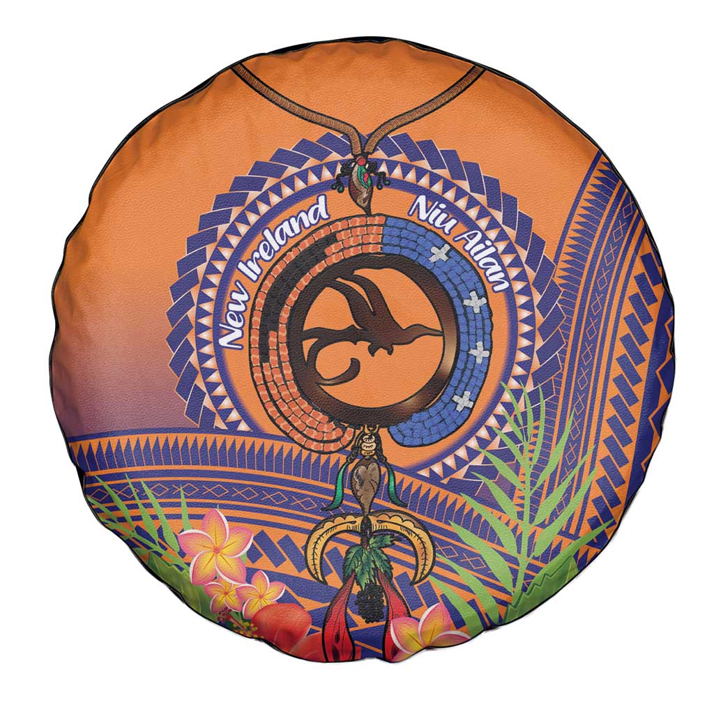 PNG New Ireland Province Spare Tire Cover Niu Ailan Necklace Polynesian Tattoo LT14 - Polynesian Pride