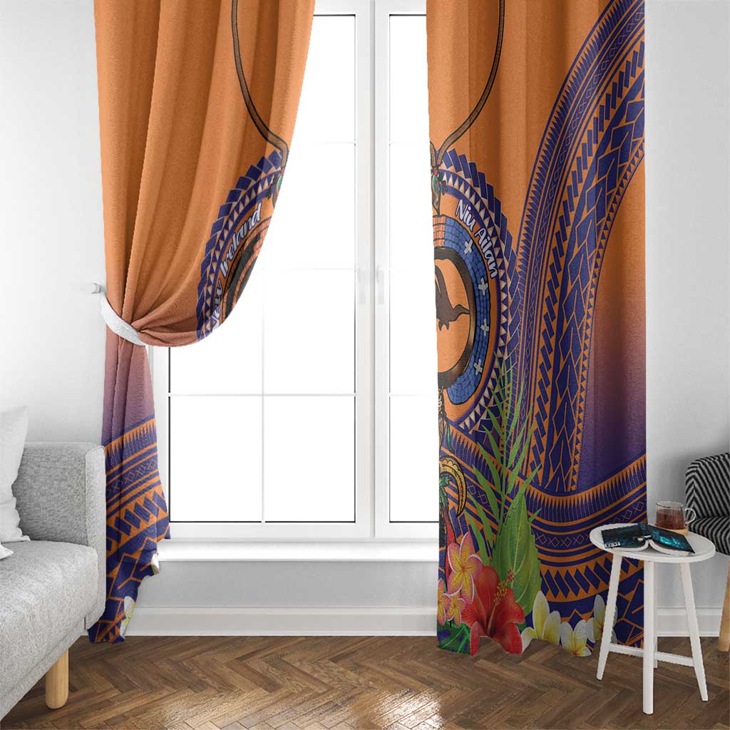 PNG New Ireland Province Window Curtain Niu Ailan Necklace Polynesian Tattoo - Polynesian Pride
