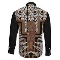 Wahaika New Zealand Family Matching Mermaid Dress and Hawaiian Shirt Maori Weapon Kowhaiwhai Fern Poutama Motifs