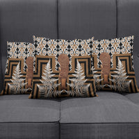 Wahaika New Zealand Pillow Cover Maori Weapon Kowhaiwhai Fern Poutama Motifs