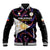 Philippines Football Baseball Jacket 2023 World Cup Go Filipinas Feather Black Version LT14 Unisex Black - Polynesian Pride