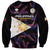 Philippines Football Sweatshirt 2023 World Cup Go Filipinas Feather Black Version LT14 Unisex Black - Polynesian Pride