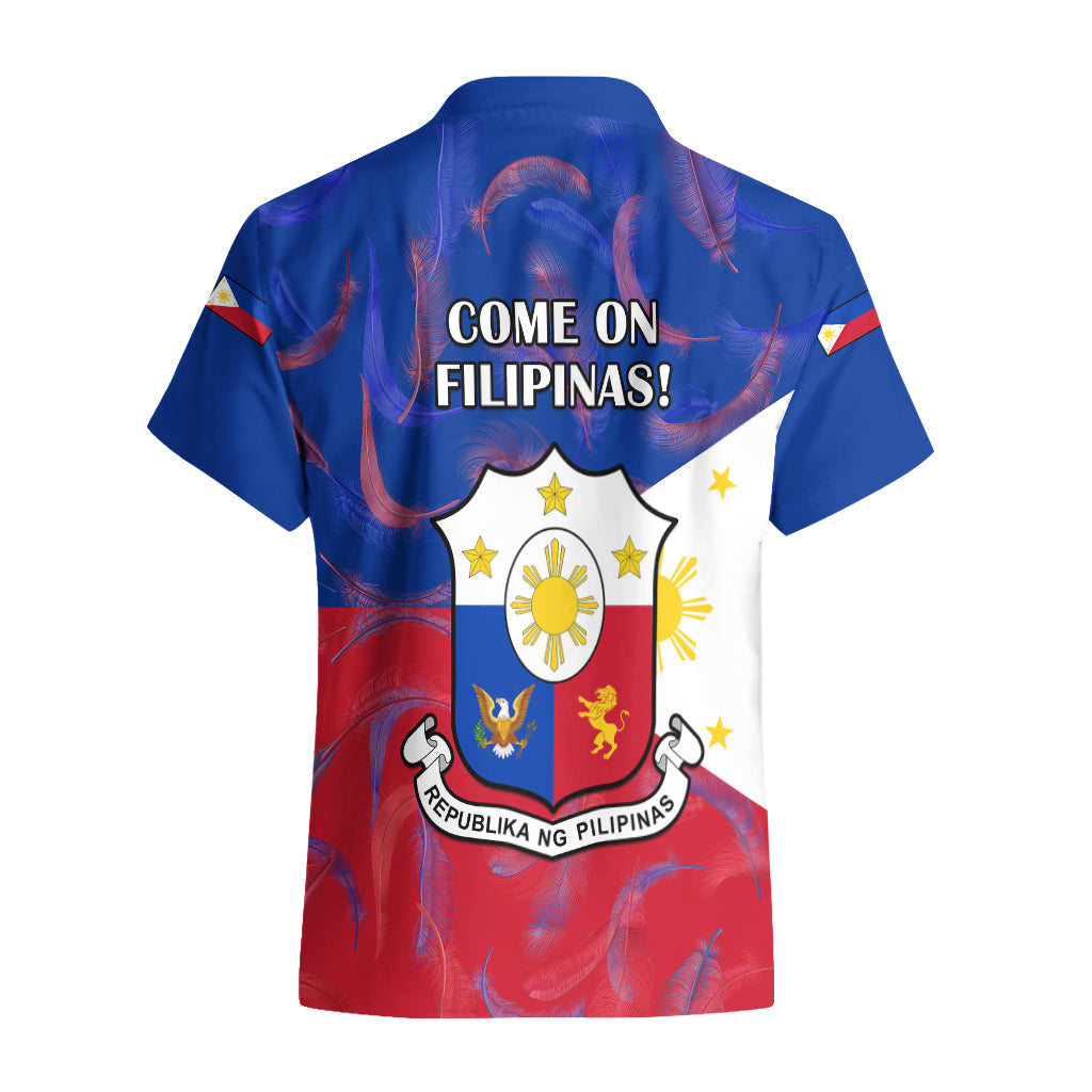 Philippines Football Hawaiian Shirt 2023 World Cup Go Filipinas Feather Flag Version LT14 - Polynesian Pride