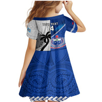 Custom Fiji And Samoa Rugby Family Matching Mermaid Dress and Hawaiian Shirt 2023 World Cup Samoan Mix Tapa Pattern LT14 - Polynesian Pride