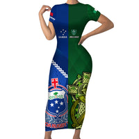 custom-samoa-and-ireland-rugby-short-sleeve-bodycon-dress-2023-world-cup-manu-samoa-with-shamrocks