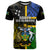 South Sea Islanders T Shirt Kanakas With Solomon Islands Coat Of Arms LT14 Black - Polynesian Pride