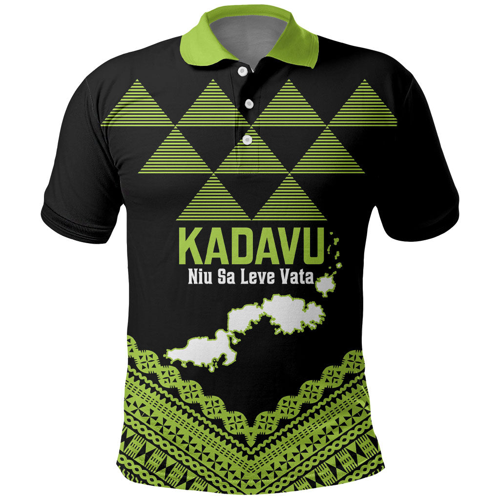 Kadavu Fiji 2026 Rugby Custom Polo Shirt Niu Sa Leve Vata Fijian Tapa Pattern