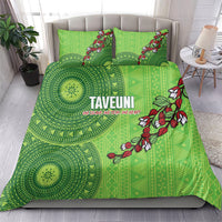 Taveuni Fiji 2026 Rugby Bedding Set Tagimoucia Fijian Tapa Pattern LT14 - Polynesian Pride