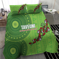 Taveuni Fiji 2026 Rugby Bedding Set Tagimoucia Fijian Tapa Pattern LT14 - Polynesian Pride