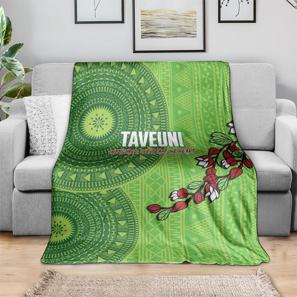 Taveuni Fiji 2026 Rugby Blanket Tagimoucia Fijian Tapa Pattern LT14 - Polynesian Pride