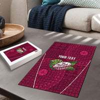 Lautoka Fiji 2026 Rugby Custom Puzzle Go Maroons Fijian Tapa Pattern LT14 - Polynesian Pride