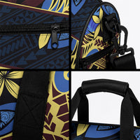 Polynesia Fabric Duffle Bag Polynesian Tribal With Frangipani Flowers LT14 - Polynesian Pride