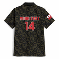 Mate Maa Tonga Rugby Custom Hawaiian Shirt 2026 Tongan Ngatu Pattern Black LT14 - Polynesian Pride