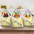 Gold And White Polynesia Plumeria Grocery Bag Curves Tropical Vibes
