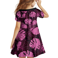 Pink Hawaii Kukui Nut Lei Family Matching Summer Maxi Dress and Hawaiian Shirt Hawaiian Pattern Monstera Tropical Vibes LT14 - Polynesian Pride