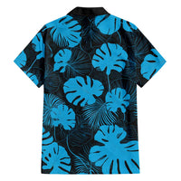 Blue Hawaii Kukui Nut Lei Family Matching Summer Maxi Dress and Hawaiian Shirt Hawaiian Pattern Monstera Tropical Vibes - Polynesian Pride
