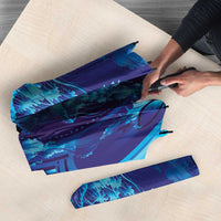 Purple Paradise Polynesia Jellyfish Umbrella Plumeria Polynesian Tattoo Glowing Vibes