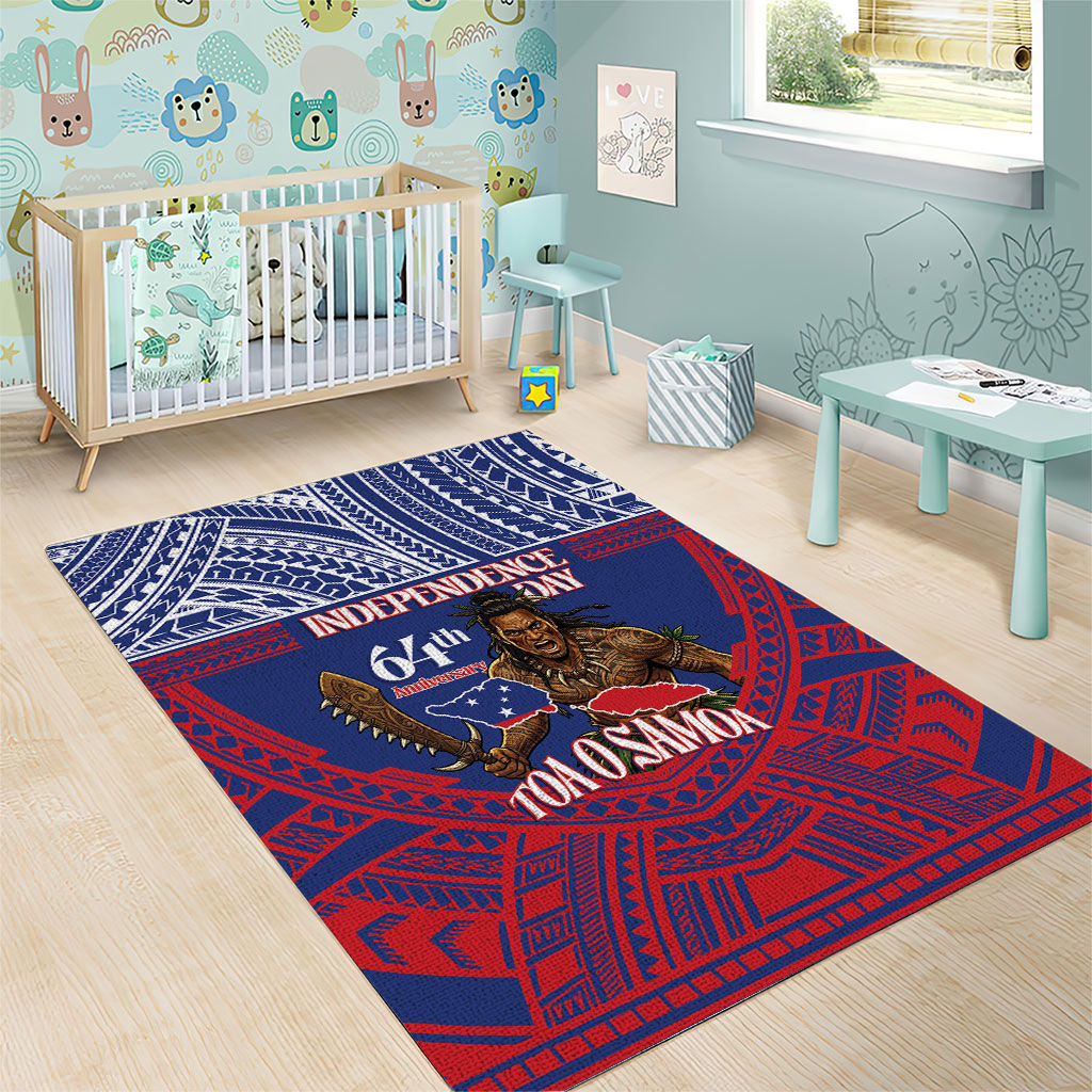 Samoa Independence Day Area Rug 64th Anniversary Toa O Samoa