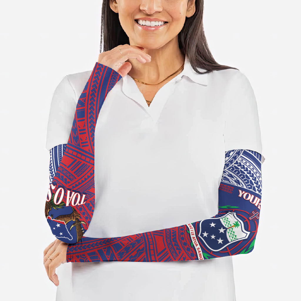 Personalised Samoa Independence Day Arm Sleeves 64th Anniversary Toa O Samoa