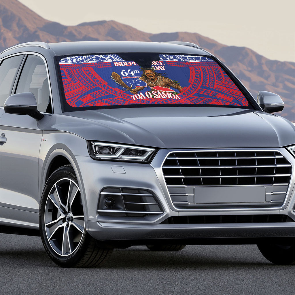 Samoa Independence Day Auto Sun Shade 64th Anniversary Toa O Samoa