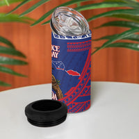 Samoa Independence Day 4 in 1 Can Cooler Tumbler 64th Anniversary Toa O Samoa