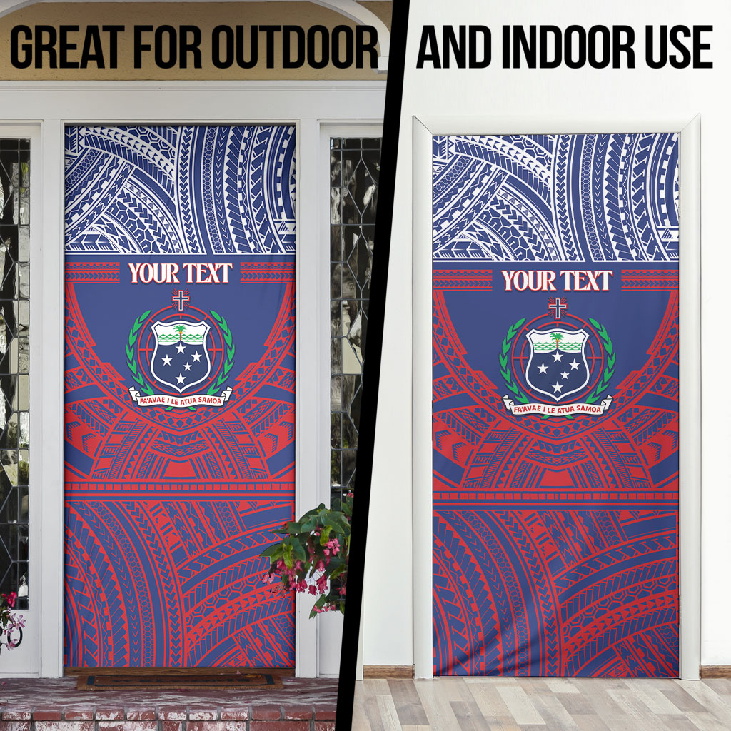 Personalised Samoa Independence Day Door Cover 64th Anniversary Toa O Samoa