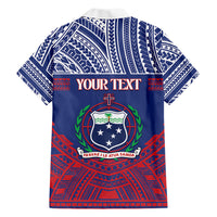 Personalised Samoa Independence Day Family Matching Mermaid Dress and Hawaiian Shirt 64th Anniversary Toa O Samoa