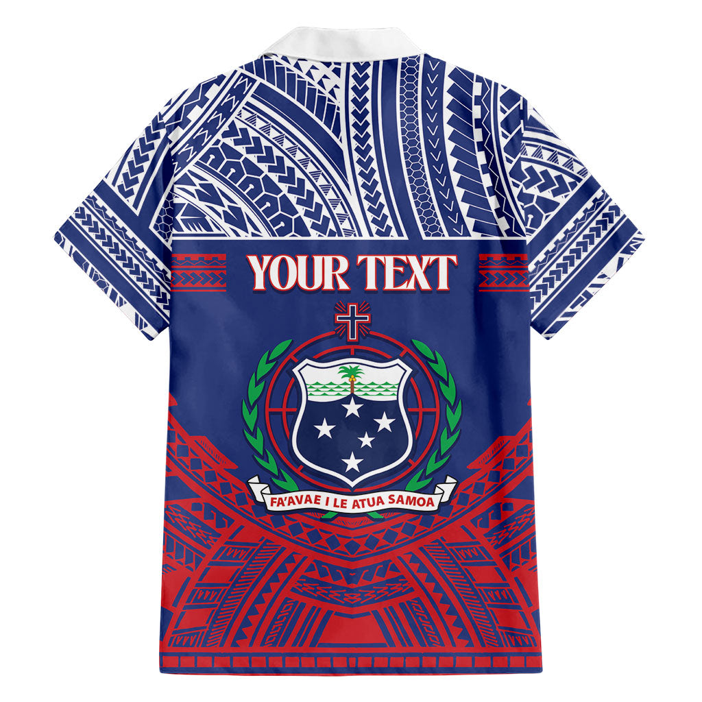 Personalised Samoa Independence Day Family Matching Short Sleeve Bodycon Dress and Hawaiian Shirt 64th Anniversary Toa O Samoa