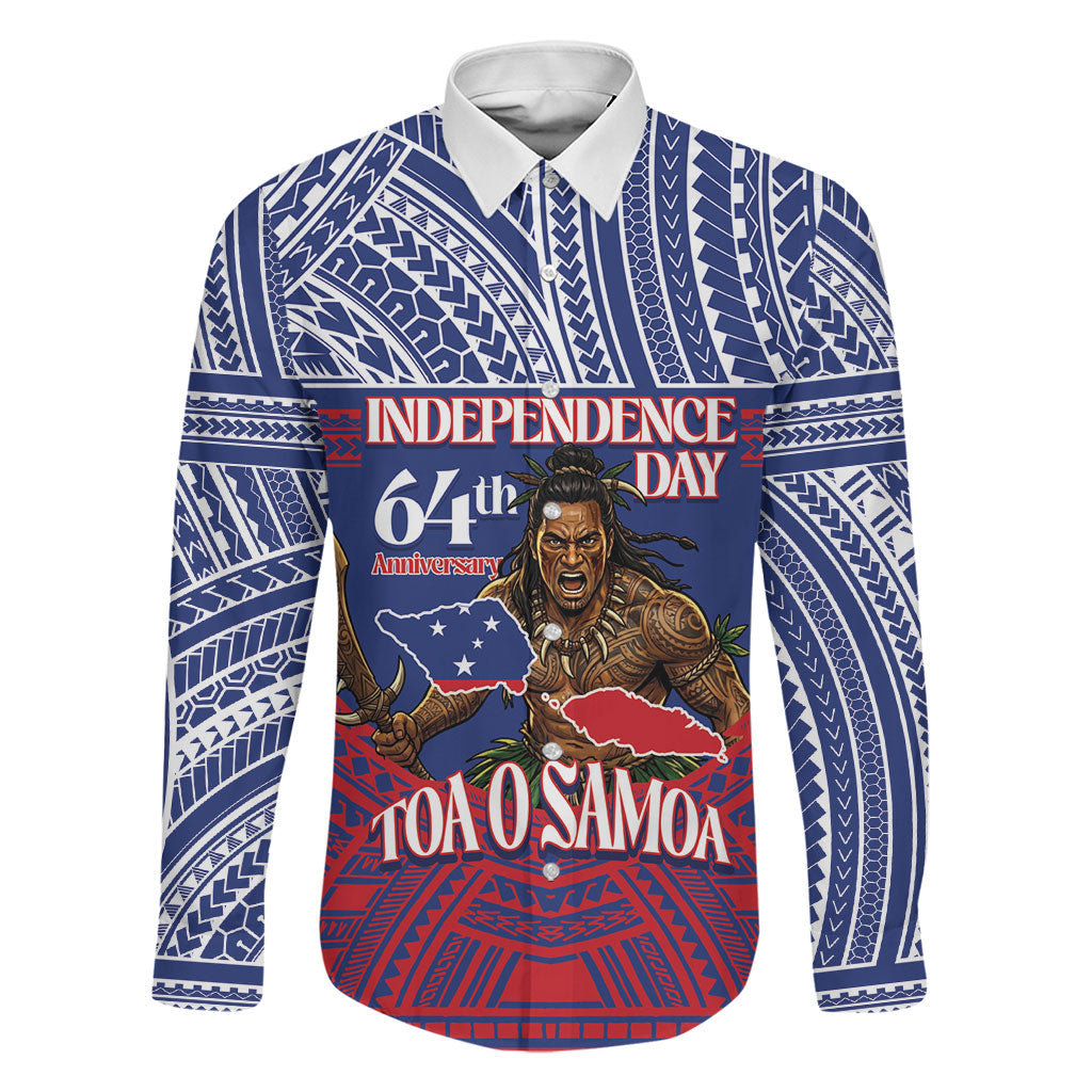 Personalised Samoa Independence Day Family Matching Summer Maxi Dress and Hawaiian Shirt 64th Anniversary Toa O Samoa