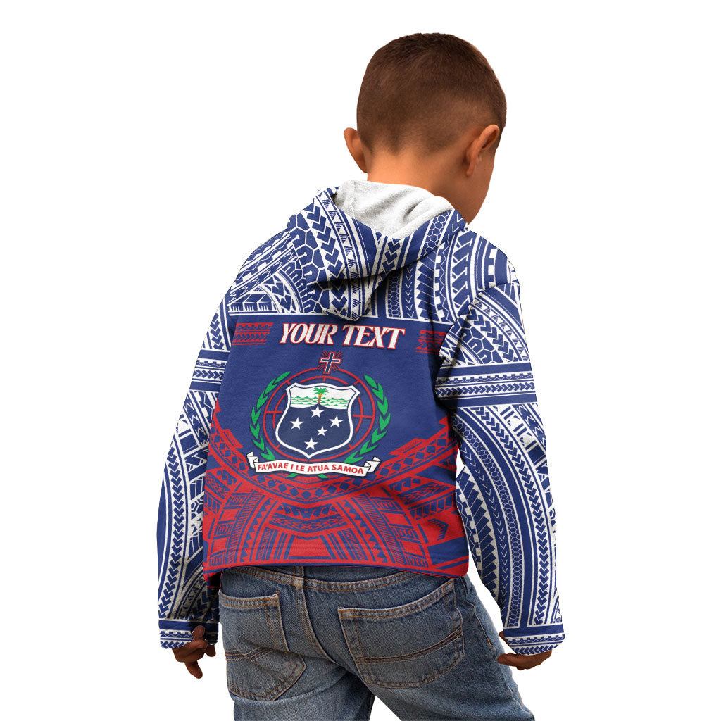 Personalised Samoa Independence Day Kid Hoodie 64th Anniversary Toa O Samoa