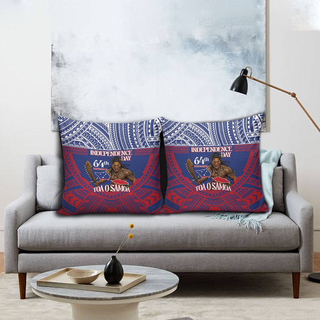 Samoa Independence Day Pillow Cover 64th Anniversary Toa O Samoa
