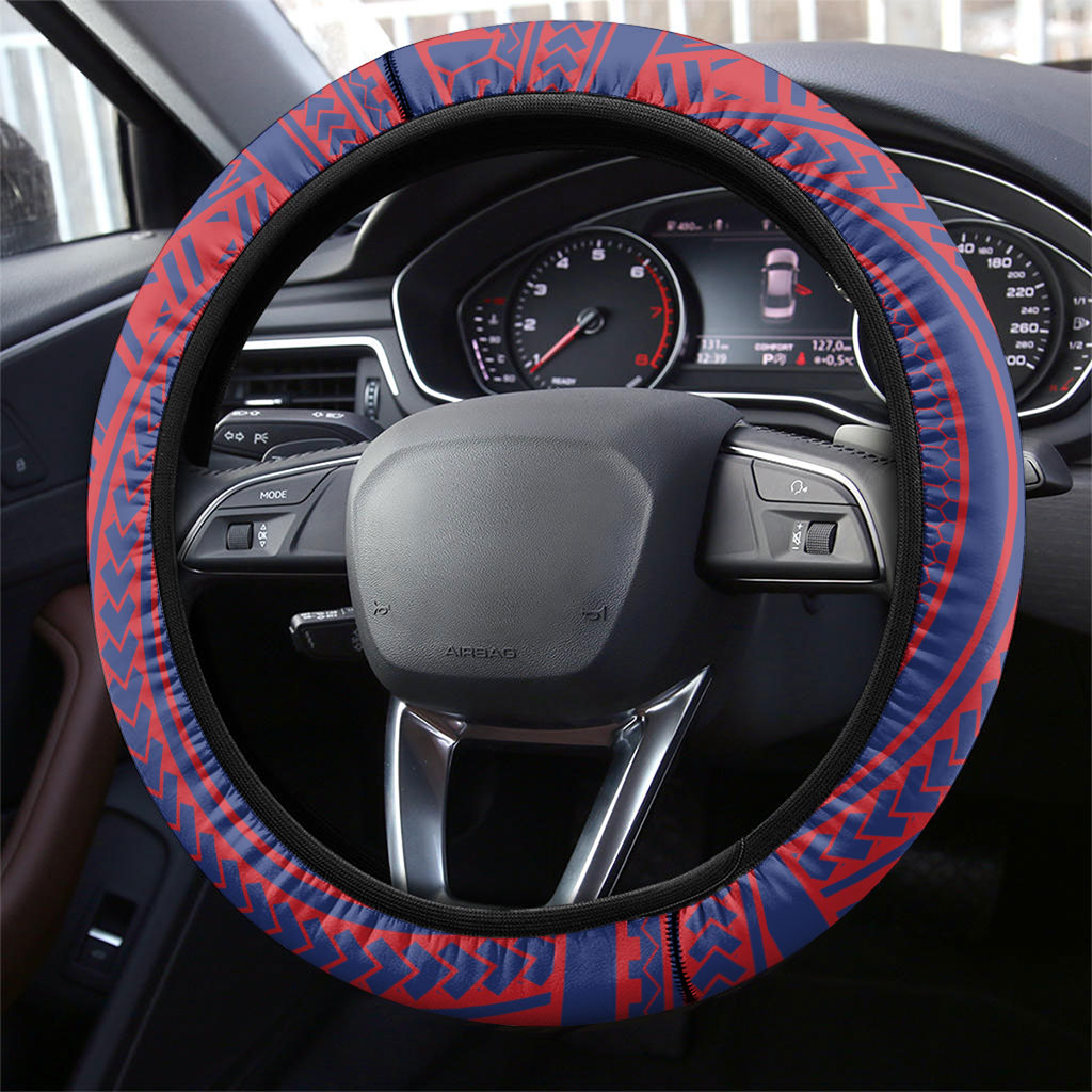 Samoa Independence Day Steering Wheel Cover 64th Anniversary Toa O Samoa