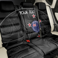 Custom New Zealand Silver Fern Football Back Car Seat Cover Summer 2024 Olympic Go Aotearoa LT14 - Polynesian Pride