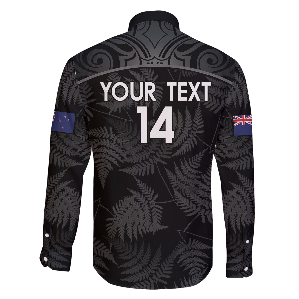 Custom New Zealand Silver Fern Football Family Matching Mermaid Dress and Hawaiian Shirt Summer 2024 Olympic Go Aotearoa LT14 - Polynesian Pride