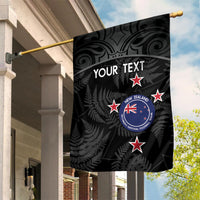 Custom New Zealand Silver Fern Football Garden Flag Summer 2024 Olympic Go Aotearoa