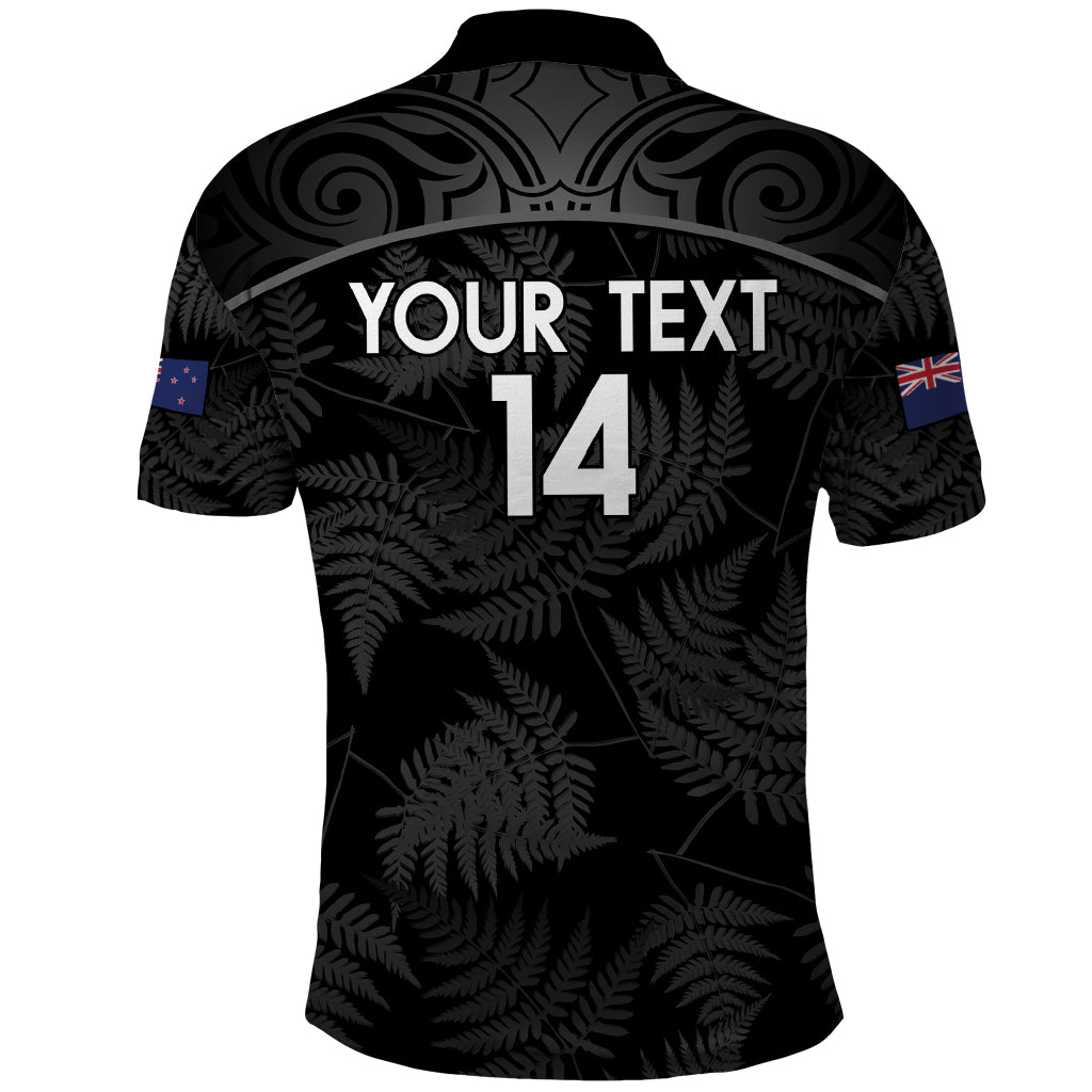Custom New Zealand Silver Fern Football Polo Shirt Summer 2024 Olympic Go Aotearoa LT14 - Polynesian Pride