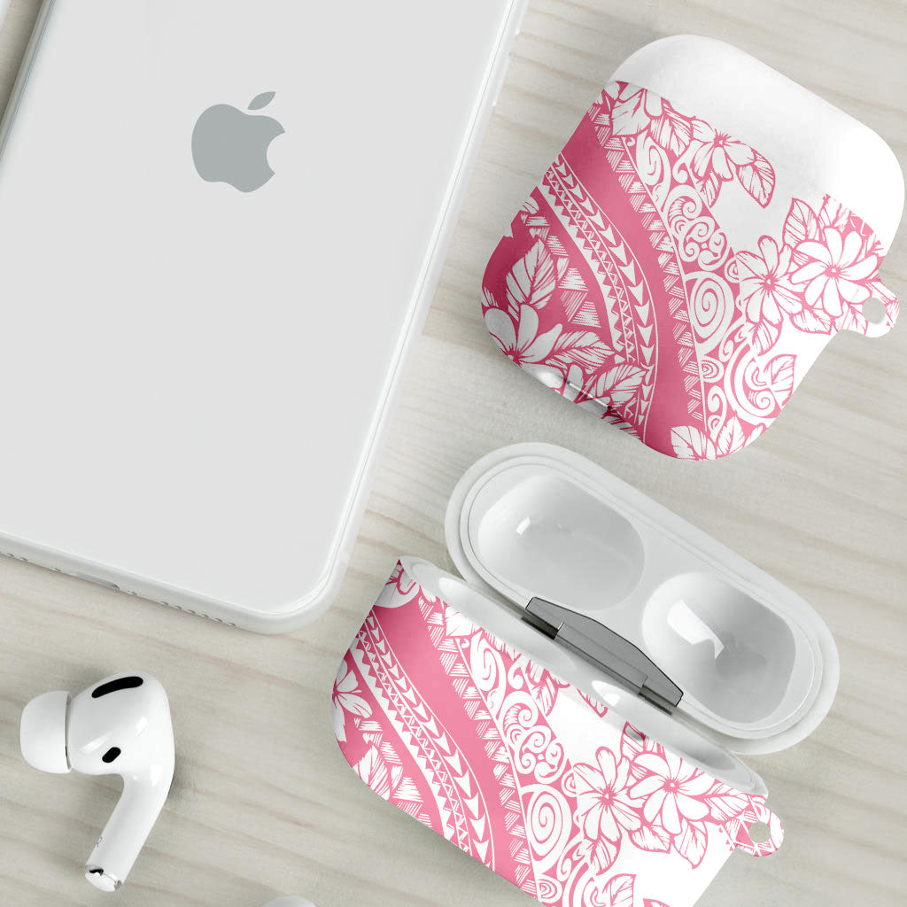 Polynesian Tiare Flower Pink Pastel Vibes AirPods Case LT14 - Polynesian Pride