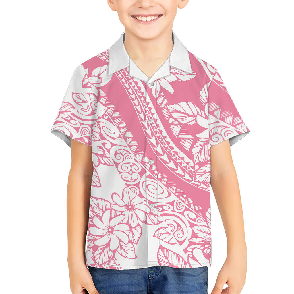 Polynesian Tiare Flower Pink Pastel Vibes Hawaiian Shirt