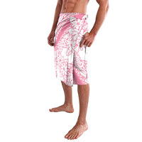 Polynesian Tiare Flower Pink Pastel Vibes Lavalava