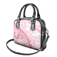 Polynesian Tiare Flower Pink Pastel Vibes Shoulder Handbag