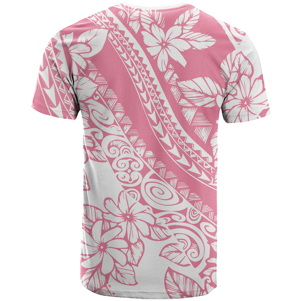 Polynesian Tiare Flower Pink Pastel Vibes T Shirt