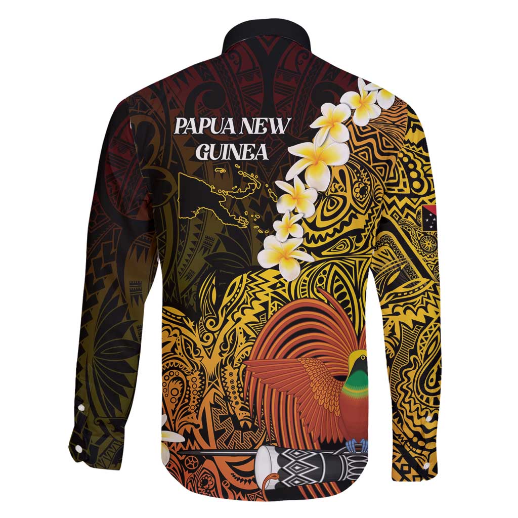Papua New Guinea 1975 Family Matching Long Sleeve Bodycon Dress and Hawaiian Shirt Create Our History Inspire Our Future LT14 - Polynesian Pride